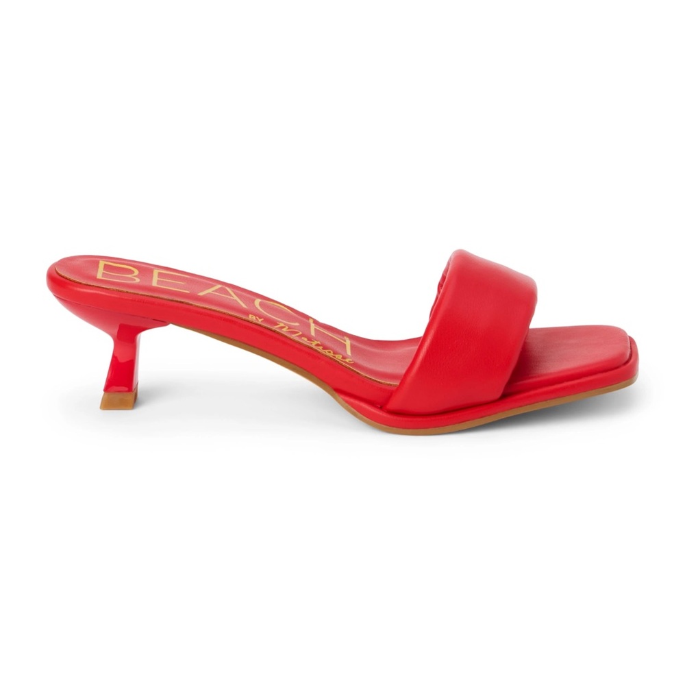 NEW Beach by Matisse Red Heeled Sandals size 9